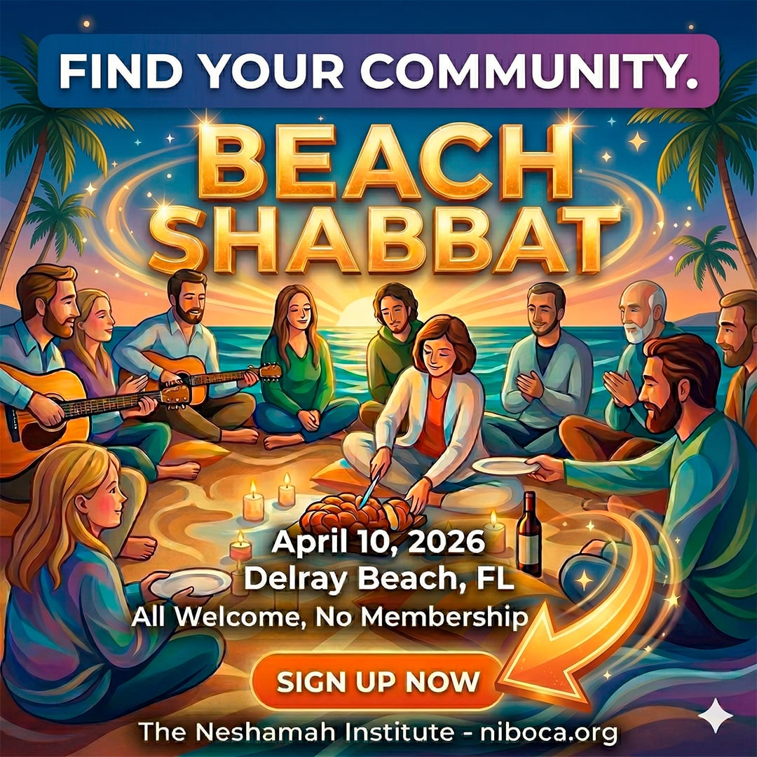 Beach Shabbat in Delray Beach | Join Us April 10 | Neshamah