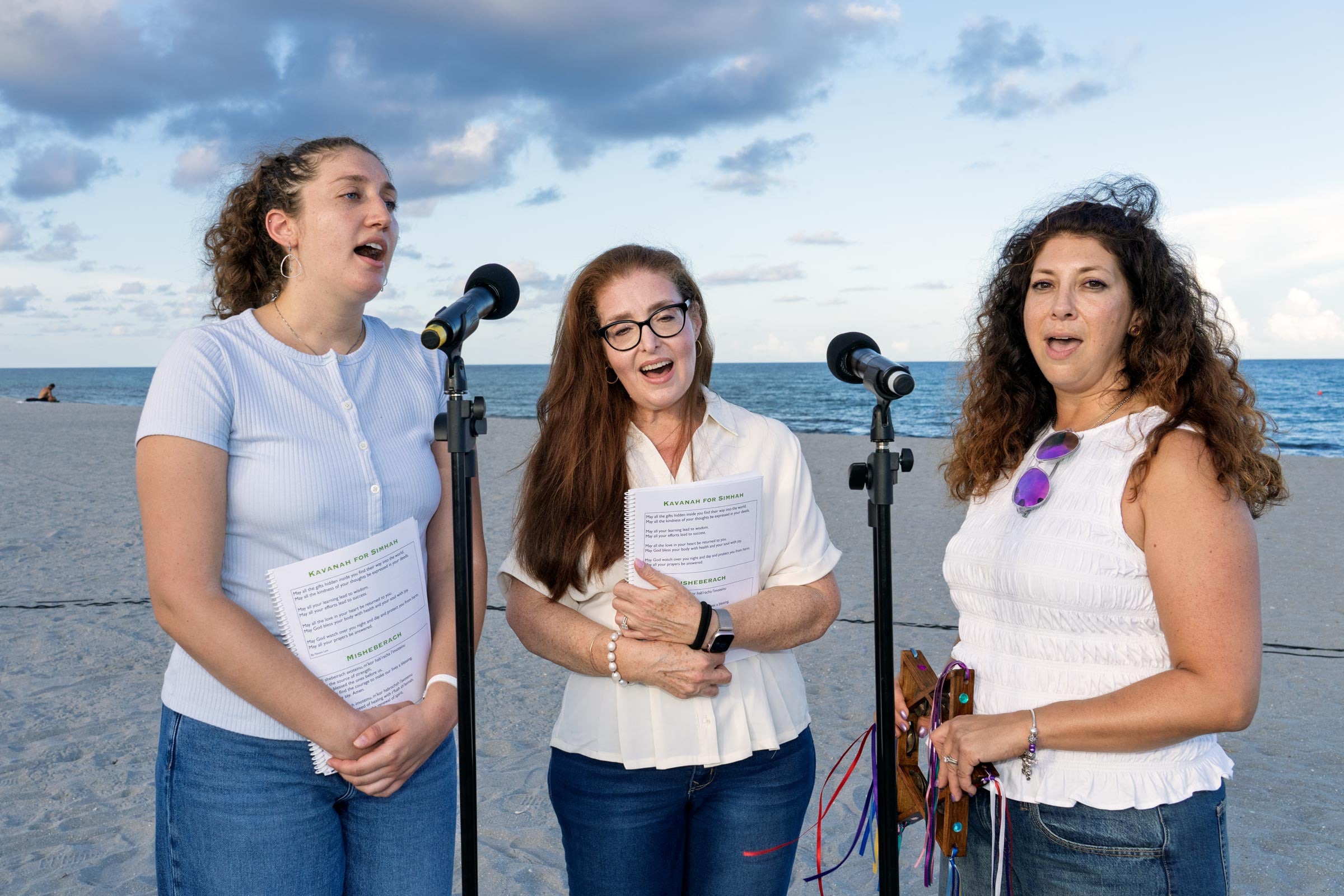 The Moon Rose Orange, Magical Beach Shabbat